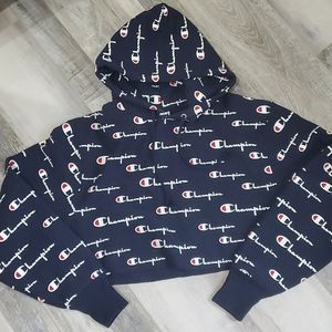 - Champion Crop Hoodie